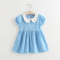 Elegant Baby Girls' Bow Pleated Halter Princess Dress – Adorable Charm