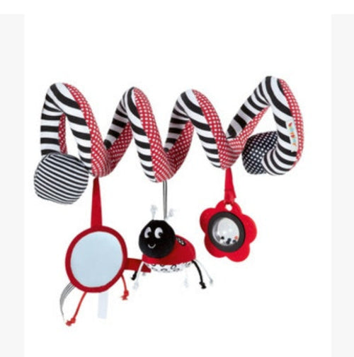 Adorable Rabbit & Bear Baby Rattle Toys - Soft Plush Crib & Stroller H