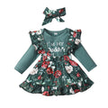 Kids Romper Jumpsuit Long Sleeve Set