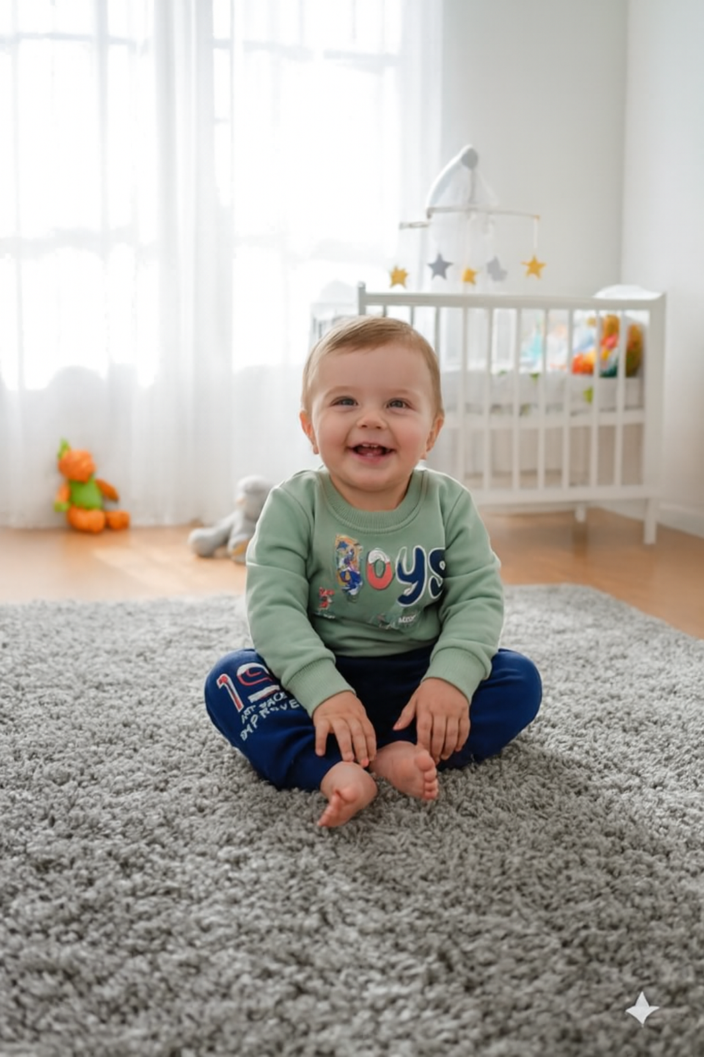 Baby Fleece HOP Winter Romper